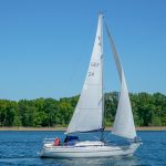 Segelyacht auf dem Scharmützelsee