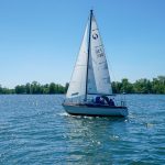 Segelyacht Bavaria 707 auf dem Scharmützelsee