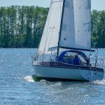 Segelyacht Bavaria 707 auf dem Scharmützelsee